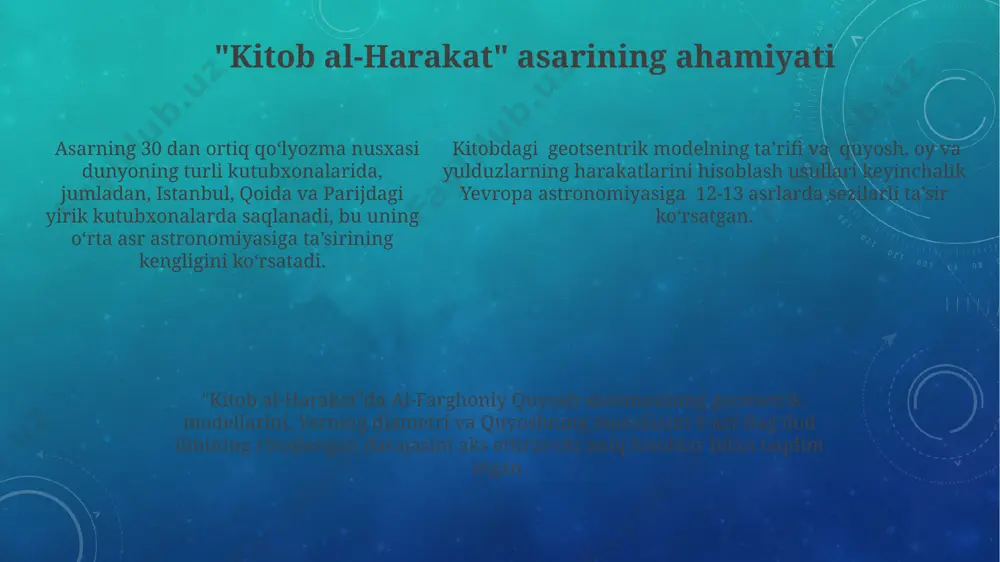 ahmad al-fargʻoniy hayoti va ilmiy merosi - Page 5