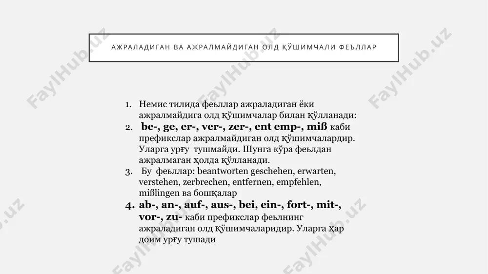 partizip (perfekt) va havolalari - Page 4
