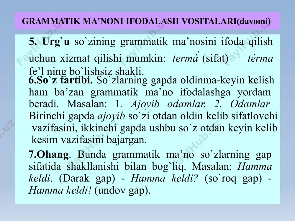 grammatik shakl va grammatik ma’no - Page 4