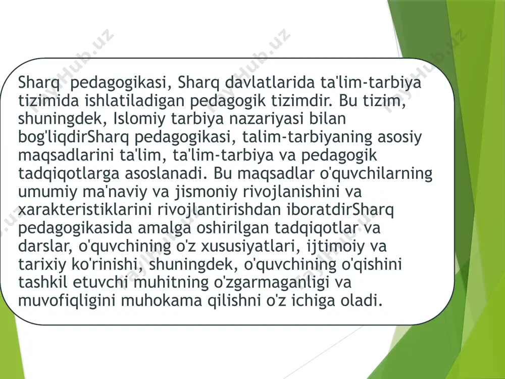 evonu lug’atit turk”dagi qo’shiq va maqollarni kiritib, ularni tahlil etadi. a. qayumov esa noyob qadimgi yodgorliklarimiz - qo’shiqlar (she’riy parchalar)ni birinchi marta nasrdan nazmga o’girib, “qadimiyat obidalari” nomli asariga kiritgan. aziz qayumovning “qadimiyat obidalari” nomli asaridagi pand-nasihatga oid o’gitlar bilan sug’orilgan she’riy parchalar tarjimasi mazmuni orqali ularda ilgari surilgan ma’rifiy g’oyalar asosida o’sha davrda olib borilgan tarbiya mazmuni haqida ma’lumotlarga ega bo’lamiz. “devon”da inson shaxsi va uning qadr-qimmatini ulug’lashga undovchi, shuningdek, mehmondo’stlikni madh etuvchi she’rlar ham mavjud. ana shunday g’oyalarni ifoda etuvchi she’rlarni filolog olim a.qayumov “bir butun mehmondo’stlik qoidalari”ning majmui deb ataydi. mahmud qoshg’ariy mehmonni hurmat-ehtirom bilan kutib olib, unga g’amxo’rlik qilish, muruvvat ko’rsatish hamda ochiq yuz bilan muomalada bo’lish dozimligini eng zarur odat sifatida ta’riflaydi. mehmonni hurmat qilmaslik, izzat-ikromini o’z o’rniga qo’ymaslik uning chehrasiga kul sochish bilan barobar, deydi. foydalanilgan adabiyotlar 1. ahmad yugnakiy. hibatu-l-haqoyiq.- t.: akademnashr, 2019 y. 2. mahmud koshg'ariy. devoni lug'otit turk.tarjimon va nashrga tayyorlovchi …