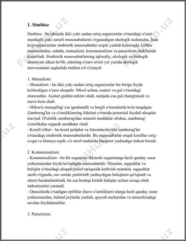 ro raqobat 3. o'zbekistonda raqobat: - 2021-yilda o'zbekiston iqtisodiyoti 7%ga o'sishi taxmin qilingandi. raqobat bu o'sishga ta'sir ko'rsatadigan muhim omil hisoblanadi. - 2022-yilda "doing business" reytingida o'zbekiston 69-o'rinni egalladi, bu esa raqobat muhiti yaxshilanishiga dalildir. 4. raqobatning afzalliklari: - samaradorlik: raqobat korxonalarni samarali ishlashga majbur qiladi, bu esa mahsulotlar va xizmatlarning sifatini oshiradi. - innovatsiya: raqobat innovatsiyalarni ragbatlantiradi, yangi mahsulot va xizmatlar bozoriga kiradigan vaqtni qisqartiradi. - narxlar pasayishi: raqobat tufayli narxlar pasayishi kuzatiladi, bu esa iste'molchilar uchun foydalidir. 5. sanoat sektori va raqobat: - o'zbekiston sanoat sektorida yiliga o'rtacha 5-6% o'sish kuzatiladi. - saqlanayotgan raqobat tufayli kichik va orta korxonalar sektorida osish korsatkichlari yuqorilab, 2021-yilda 4.5%ni tashkil qildi. 6. xalqaro raqobat: - ozbekiston iqtisodiyoti xalqaro raqobatga ochiq bolib, 2021-yilda tashqi savdo aylanmasi 36.3 milliard aqsh dollarini tashkil qildi. - ozbekiston raqobat kuchini oshirish uchun qator bozorlarda eng yaxshi orinlarni egallashga harakat qilmoqda. 7. qonuniy asosi: - o'zbekistonda raqobatni tartibga …
