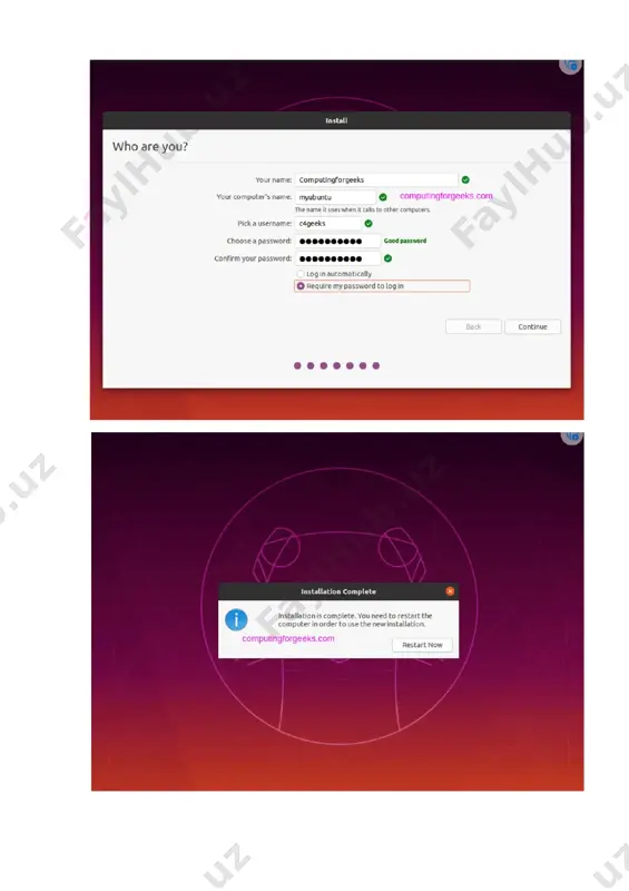 ubuntu operatsion tizimni o’rnatish - Page 5