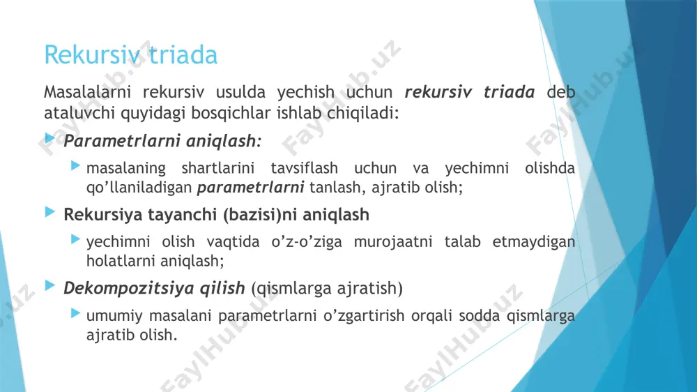 rekursiv algoritmlar - Page 5
