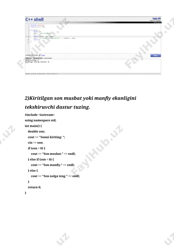 dasturlash asoslari ii fanidan mashg'ulotlar - Page 3