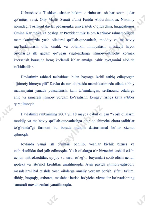 oila muqaddas dargoh dars ishlanma - Page 5