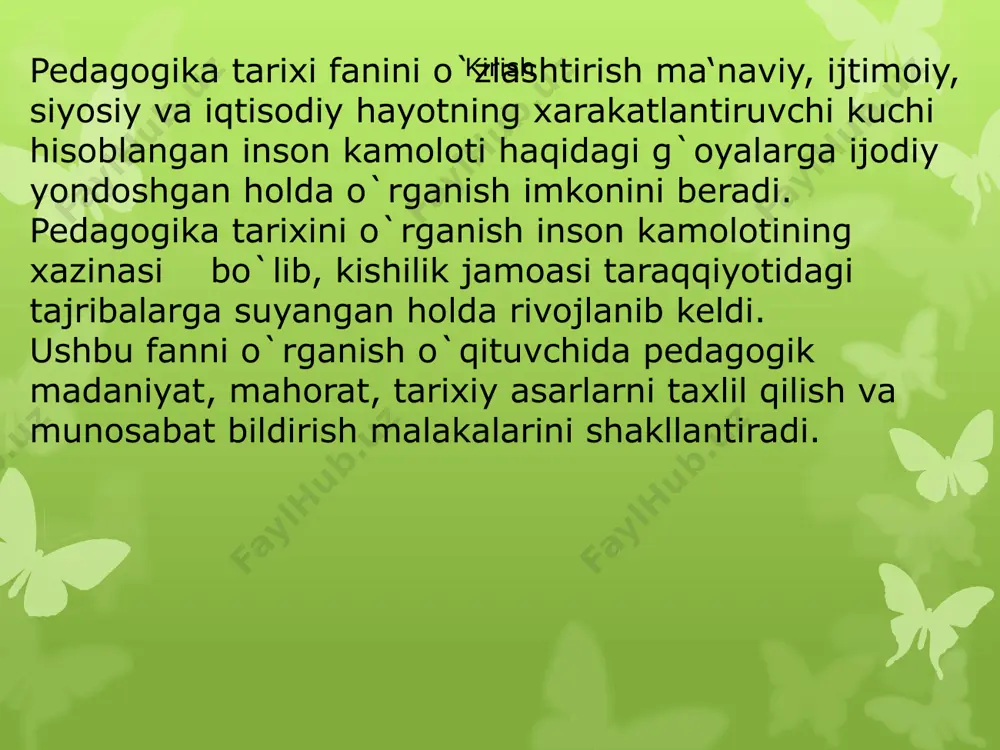 ular saklar, massagetlar, so’g’diyonalar, xorazmiylar, boxtarlar, chochliklar, parkanaliklar kabi qabila va urug’lardan iborat bo’lib, hozirgi markaziy osiyo hududida yashovchi xalqlarning ajdodlari hisoblanadilar. ushbu elatlar yashagan hududlarda o’ziga xos madaniy an’analar tarkib topa borgan. masalan, eramizdan oldingi asrning birinchi yarmida qadimiy davlatlar: baqtriya va so’g’diyona, marg’iyona, xorazm, parkana, parfiya kabi o’lkalarda xalq xo’jaligining turli sohalarida rivojlanish va taraqqiyot ro’y bergan. eramizdan oldingi ajdolarimiz tomonidan qo’lga kiritilgan qadimiy madaniyati tarkibidan ta’lim-tarbiyaga oid merosi ham alohida o’rin olgan. zero, hozirgi turkiy va forsiyzabon xalqlarning bizgacha yetib kelgan muhim arxeologik topilmalari, tarixchilar, adabiyot va san’at namoyandalarining ijodiy merosi, san’at va adabiy asarlarning namunalari buning dalilidir. bunday muhim manbalar sirasiga yunon olimlari gerodot, suqrot, plutarx, polienlarning tarixiy, geografik hamda axloqiy asarlari, allomalarimiz abu rayhon beruniy, mahmud qoshg’ariy, faylasuf, sharqshunos va tarixchi olimlar: ye.e.bertels, s.p.tolstov, v.v.braginskiy, i.m.mo’minov, b.g’afurov, i.v.stebleva, a.o.makovelskiy, y. jumaboyev, m.ishoqov, adabiyotshunoslar a.qayumov, n. mallayev, n.rahmonov, pedagog-olimlar o’.aleuov, m.orifiy va boshqalar tomonidan olib borilgan …