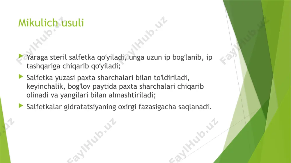 zamonaviy fizik antiseptika usullari - Page 5