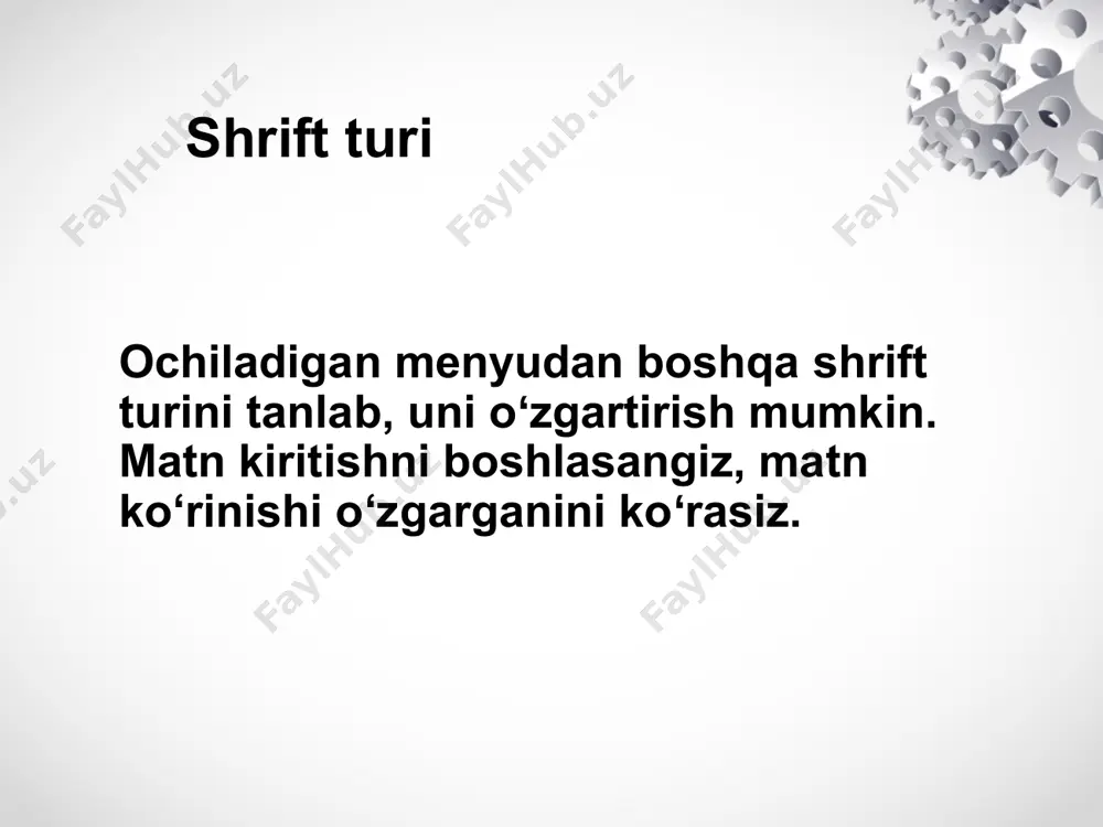 shrift o‘lchami va rangini o‘zgartrish - Page 3