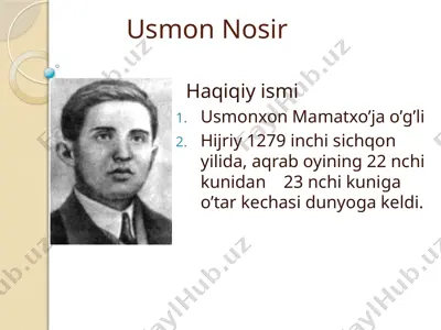 usmon nosir — PPTX