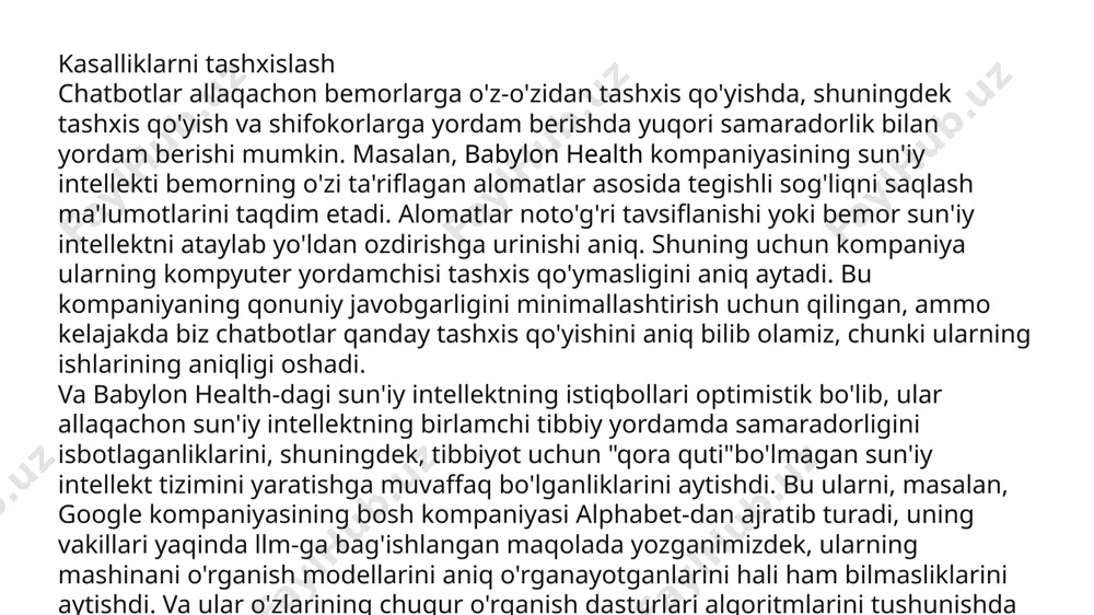 tibbiyotda sun’iy intellekt - Page 4