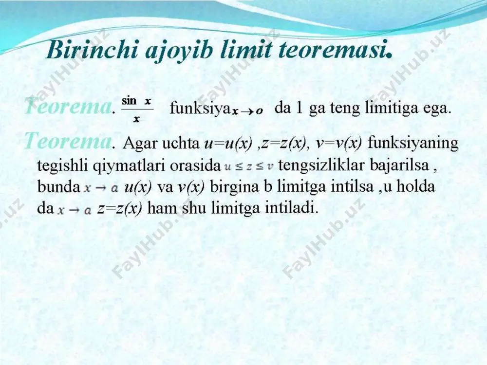 birinchi ajoyib limit - Page 3