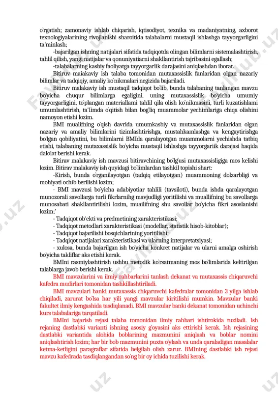 yon qiladi. unda kurs ishi mavzusining dolzarbligi asoslanadi, izlanishning maqsadi va vazifalari, izlanish ob‘ekti, predmeti hamda mavzuning ahamiyati va mohiyati ochib beriladi. shu bilan birga, kurs ishi yozish uchun asos bo‘lgan amaliy ma‘lumotlar manbalari aks ettiriladi. mavzuning dolzarbligini yoritish barcha ilmiy ishlarda majburiy talabdir. muallif mavzuni tanlar ekan uning ilmiy salohiyati va kasbiy tayyorgarligi albatta bu mavzuning mazmunini to‘liq tushuntirib berishga va uning ilmiy-amaliy ahamiyatini ko‘rsatib berishga etarli bo‘lishi lozim. kurs ishi mavzusining dolzarbligini yoritishda quruq nazariy va ilmiy asoslanmagan gaplardan imkon qadar qochishga harakat qilish lozim. mavzuning dolzarbligini ko‘rsatuvchi asosiy jihat va to‘liq bir sahifada ko‘rsatish etarli bo‘ladi. mavzuning dolzarbligini asoslashda o‘zbekiston respublikasi prezidenti asarlaridan, ma‘ruzalaridan va etuk iqtisodchi olimlar asarlaridan o‘rinli foydalanish talab etiladi mavzuning dolzarbligi asoslab berilganidan so‘ng, tadqiqotning maqsadidan kelib chiqib, ushbu maqsadga erishish uchun aniq vazifalarni (3-5 ta vazifalarni) belgilab olish kerak bo‘ladi. bular odatda quyidacha ifodalanadi: •o‘rganish; • ochish; • tasvirlash; • belgilash; • …