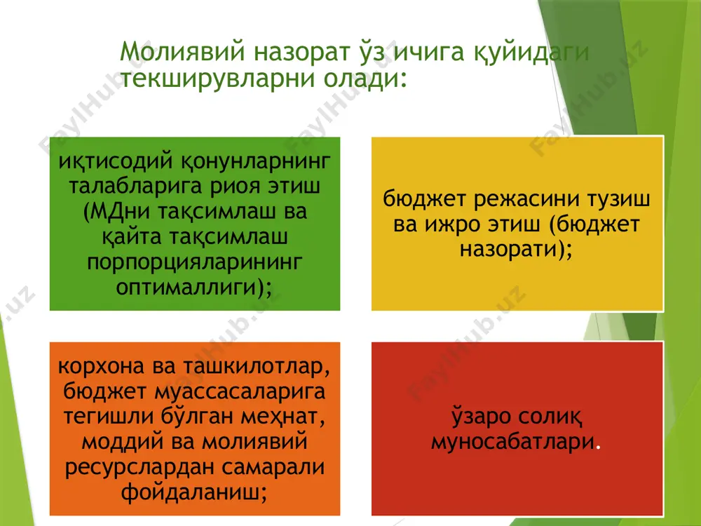 молиявий назоратни ташкил этиш асослари - Page 4