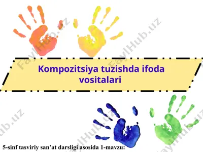 kompozitsiya tuzishda ifoda vositalari 5 - sinf — PPT