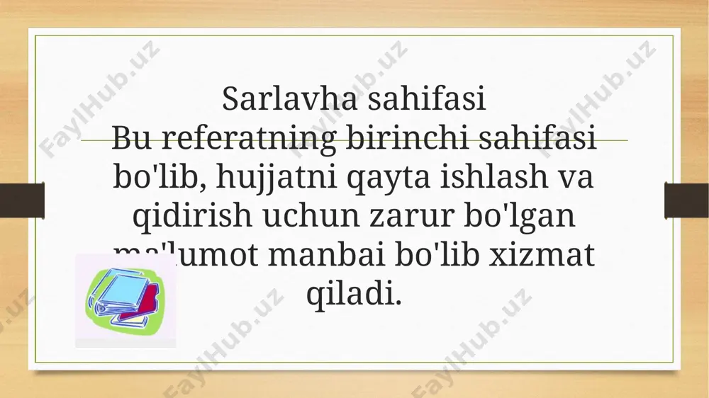referat tayyorlash va rasmiylashtirish tartibi - Page 5