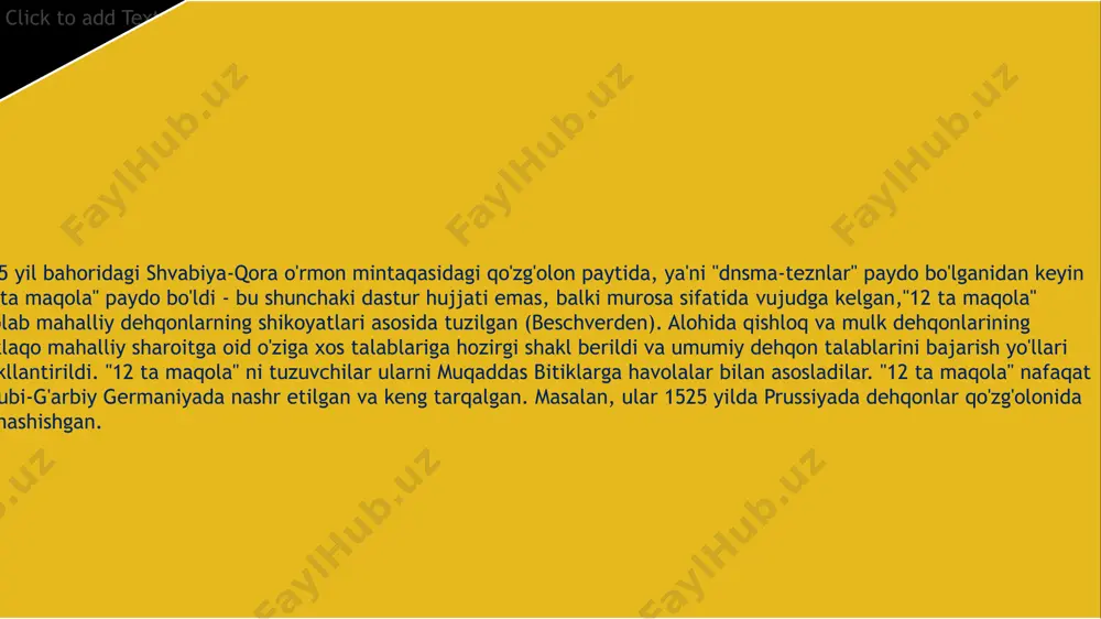 germaniyada reformatsiya, dehqonlar urushi davri (1524-1526) tarixshunosligi va manbashunosligi - Page 5