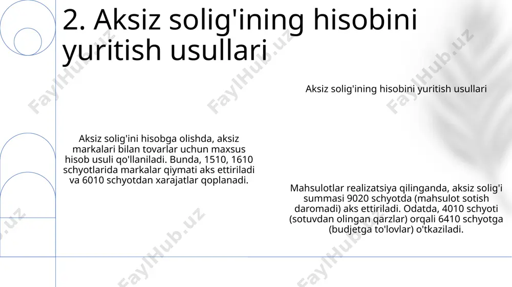 aktsiz soliği hisobi va uni takomillashtirish - Page 4