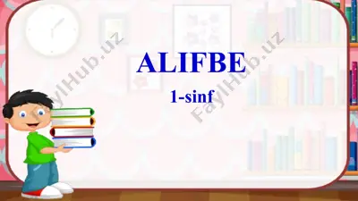 alifbe 1-sinf — PPT