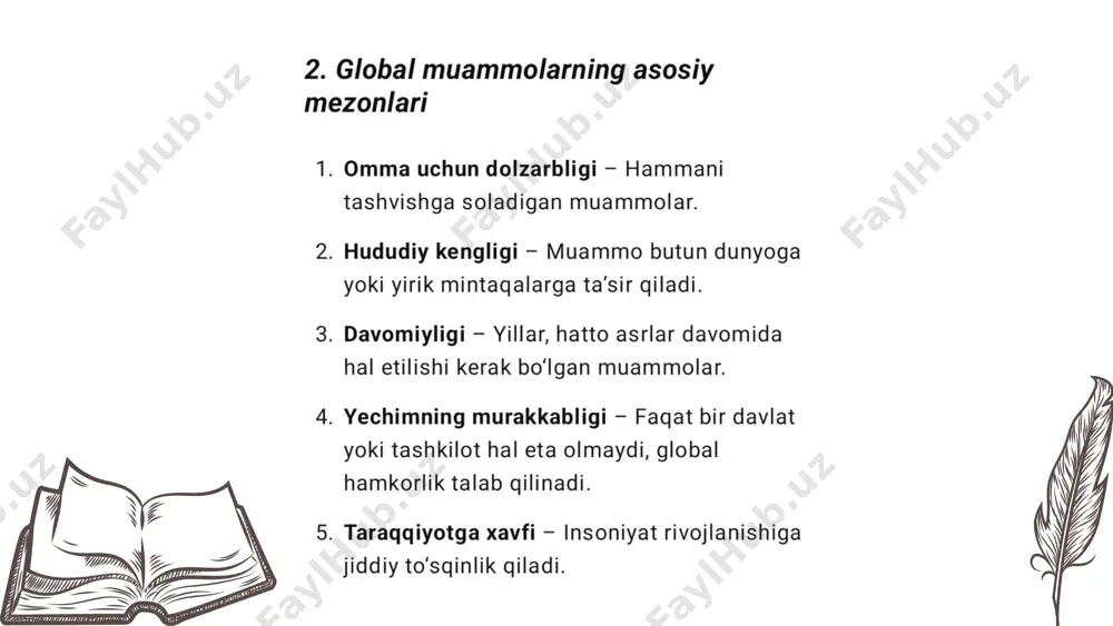 global muammolar va ularning hal qilish yo'llari - Page 5