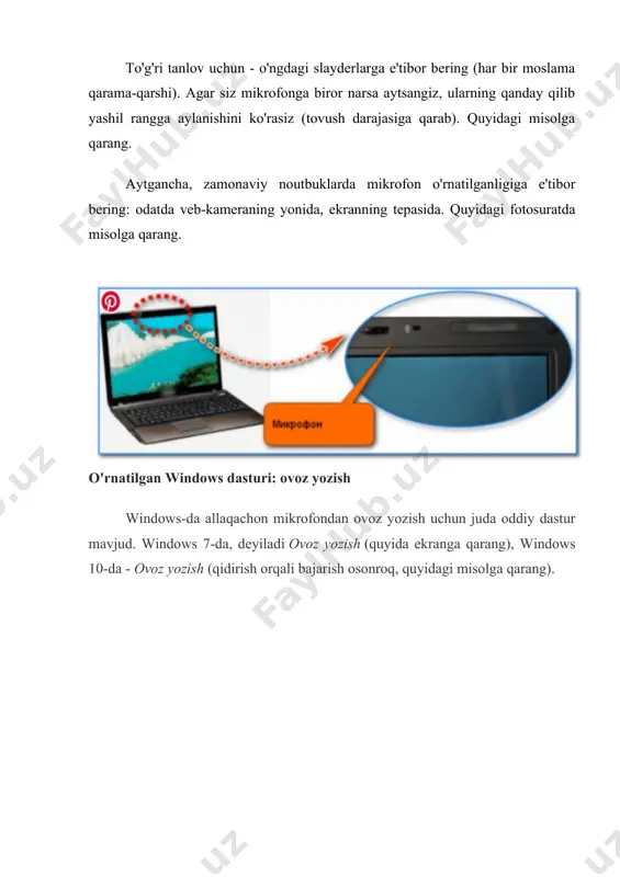 windows xabarlar panelidagi dinamik belgisini o'ng tugmasini bosing va "yozib olish asboblari" menyusini tanlang. ovoz yozib olish asboblari ro'yxatidan yuqori ehtimollik bilan siz faqat mikrofonni (yoki bir juft mikrofonni) topasiz. ro'yxatdagi bo'sh joyda sichqonchaning o'ng tugmachasini bosing va "ulangan qurilmalarni ko'rsatish" -ni bosing. agar natijada ro'yxatda stereo mikser paydo bo'lsa (agar bunday narsa bo'lmasa, o'qing va ikkinchi usuldan foydalaning), shunchaki sichqonchaning o'ng tugmachasini bosing va "yoqish" -ni tanlang va qurilma yoqilganidan keyin - "sukut bo'yicha foydalaning." endi windows tizim sozlamalaridan foydalanadigan har qanday ovoz yozish dasturi kompyuteringizning barcha tovushlarini yozib oladi. bu windows-da standart "ovoz yozuvchisi" dasturi (yoki windows 10-da ovoz yozish moslamasi), shuningdek har qanday uchinchi tomon dasturi bo'lishi mumkin, ulardan bittasi quyidagi misolda ko'rib chiqiladi. aytgancha, stereo mikserni standart yozib olish moslamasi sifatida o'rnatib, windows 10 va 8 uchun shazam dasturidan (windows dastur do'konidan) kompyuterda qo'shiqni ovoz bilan aniqlash uchun foydalanishingiz mumkin. eslatma: ba'zi bir nostandart ovoz kartalari …