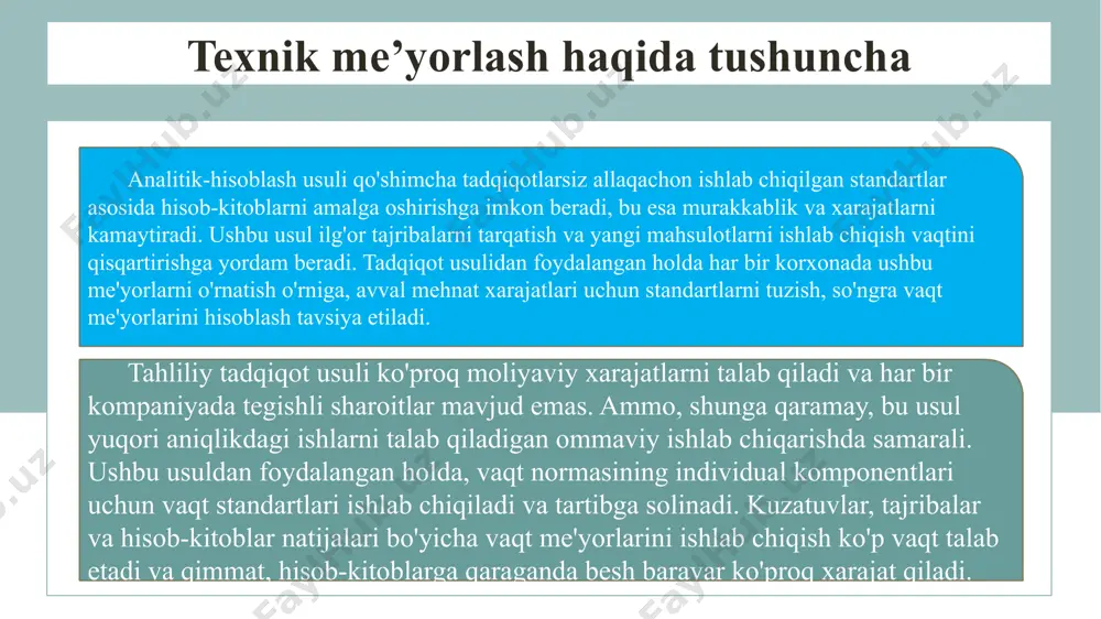 texnik me’yorlashning hisob izlanish usuli - Page 5