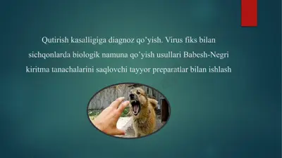 qutirish kasalligiga diagnoz qo’yish — PPTX