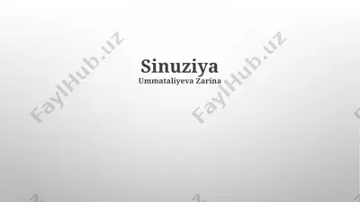 sinuziya — PPTX