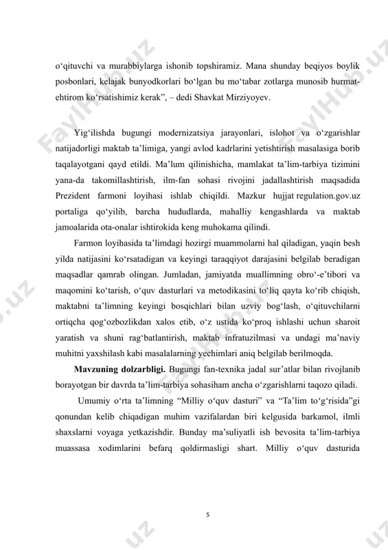 larni oʻrgatish jarayonida boshlangʻich sinf oʻqituvchisi quyidagilarni bilishi zarur: - boshlangʻich matematika kursidagi algebraik mazmundagi oʻquv materiallarni ularning sinflar boʻyicha milliy oʻquv dasturidagi ketma-ketligini; - algebraik materiallar bilan tanishtirish jarayonidagi oʻrganilayotgan arifmetik materiallar mazmunini; - algebraik materialni oʻrganish jarayonida foydalanadigan koʻrsatmali qoʻllanmalarni; - algebraik mazmundagi oʻquv topshiriqlari koʻrinishlarini; - algebraik materialni oʻrganishda foydalaniladigan didaktik oʻyinlarni; - algebraik materialning oʻrganilganligini tekshirishning turli shakl va metodlarini. boshlang‘ich sinf o‘quvchilarining nutqiy kompetensiyalarini shakllantirishda har bir o‘quv fani muhim ahamiyatga ega. lekin bu boradagi asosiy vazifa ko‘proq ona tili va o‘qish darslarida olib borilishi o‘z natijasiga tezroq erishadi. xususan, ona tili darslaridagi har bir mavzu o‘ziga xos kompetensiyani namoyon etadi. son so‘z turkumi ham shular jumlasidandir. son so‘z turkumi ham boshlang‘ich sinflarda o‘rgatiladi, amaliyot bilan bog‘liq holda tayanch va fanga oid kompetensiyalari shakllantiriladi, rivojlantiriladi. boshlang‘ich sinflarda sonni o‘rganish jarayoni bosqichma-bosqich, osondan murakkabga qarab boyib boradi. sonlarni leksik va grammatik ma’nolari ham birin-ketin o‘rgatiladi, ko‘proq …
