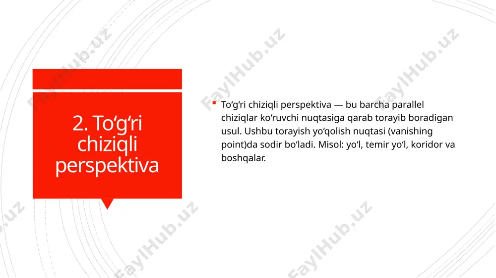"ko‘rish maydondagi to‘g‘ri chiziq perspektivasi" - Page 4