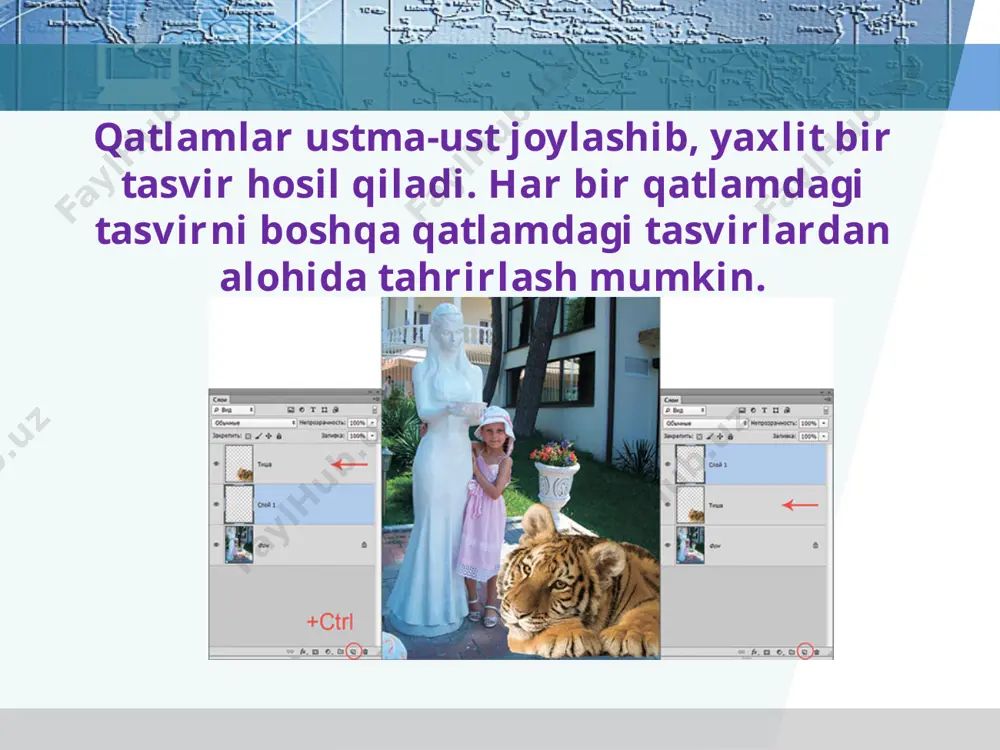 photoshopda qatlamlar va ulardan foydalanish 11-sinf - Page 3