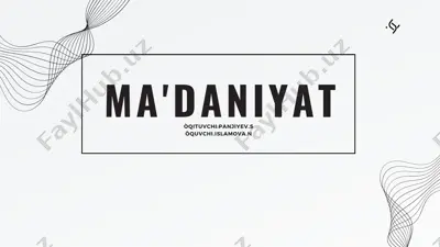 ma'daniyat — PDF