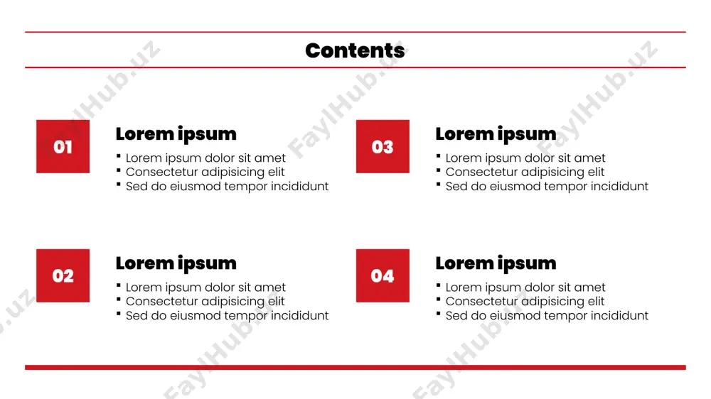 d exercitation ullamco laboris tempor incididunt presentation template by insert your title here lorem ipsum dolor sit amet / consectetur adipisicing elit lorem ipsum dolor sit (20xx – 20xx) ut enim ad minim veniam, quis nostrud exercitation ullamco laboris nisi ut aliquip ex ea commodo consequat. presentation template by quote by ceo lorem ipsum dolor sit amet, consectetur adipiscing elit, sed do eiusmod tempor incididunt ut labore et dolore - john doe, founder presentation template by analysis slide title here item 01 10 20 30 40 50 60 0 item 02 item 03 item 04 item 05 item 06 presentation template by enter your title here lorem ipsum dolor sit amet, consectetur adipisicing elit lorem ipsum lorem ipsum dolor sit amet, consectetur adipisicing elit lorem ipsum lorem ipsum dolor sit amet, consectetur adipisicing elit lorem ipsum presentation template by make your title lorem ipsum dolor sit amet, consectetur adipisicing elit, …