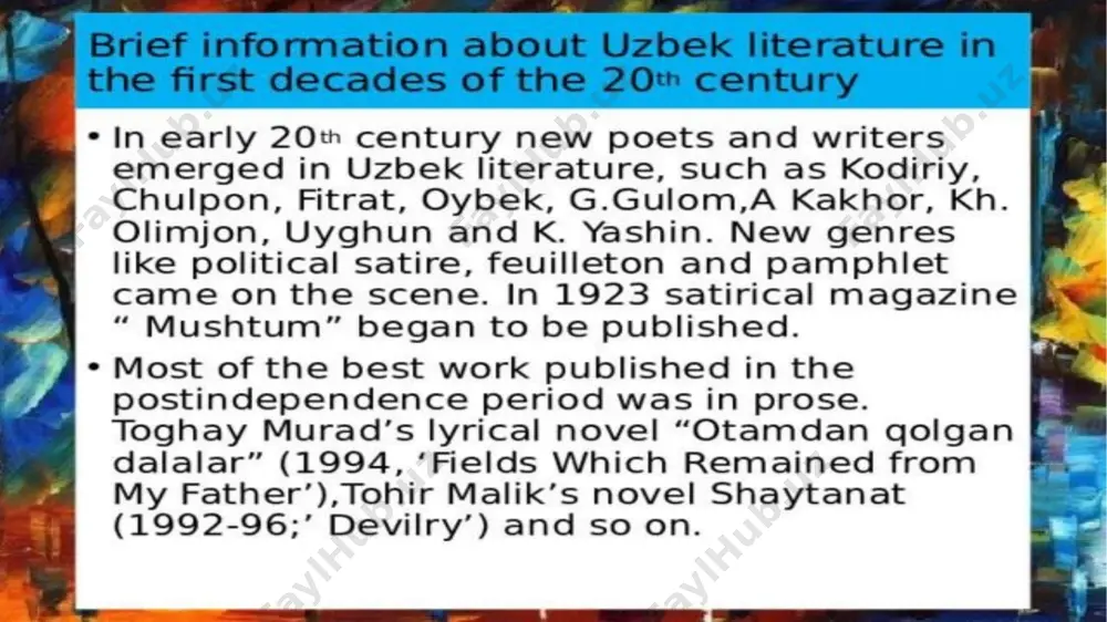 uzbek literature - Page 2