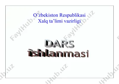 kompyuter texnikasi vositasi — DOC