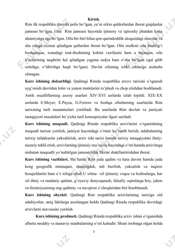 unon tiraniyasiga o`xshash monarxiya rejimini tashkil etdilar, uning o`rniga miloddan avvalgi 509-yilda ilk respublika keldi. rim respublikasida oliy davlat organi xalq yig’ini hisoblangan. xalq yig’ini qonunlarni qabul qilish va bekor qilish, urush ehlon qilish va sulh tuzish, oliy mansabdor shaxslar magistratlarni saylar edi. shu bilan birga u oliy sud tashkiloti edi. rimda xalq yig’inlarini yoki komissiyalarni uch ko`rinishi mavjud edi. serviy tulliy islohotlarigacha kuriya komissiyalari mavjud edi. serviy tulliy qurolli xalq yig’ini - tsenturiy komissiyalarini kiritdi. tezda ular kuriya komissiyalarini siqib chiqardi. tsenturiy komissiyalari konsullar tomonidan rim shahridan tashqaridagi mars maydonida chaqirilar edi. barcha rim fuqarolari 193 tsenturiy, eng boy birinchi toifa 98, yarmidan ko`p tsenturiy qo`yar edi. ovoz berish tsenturiylar bo`yicha o`tkazilib, har biri bir ovozga ega edi.[footnoteref:1] ovoz berish qathiy qabul qilingan tartibda dastlab birinchi toifa tsenturiylari, keyin 2-, 3- va h. k. ovoz berilar edi. agar taklif qilinayotgan masala bo`yicha tsenturiylar ovozining 50% idan ko`proq ovoz berilsa, …