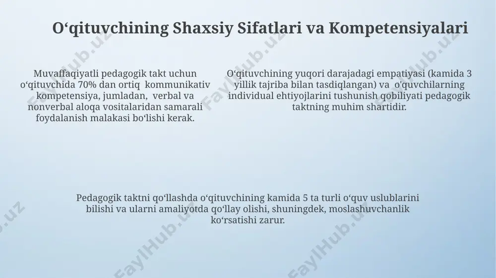 pedagogik taktni qo‘llash shartlari - Page 5