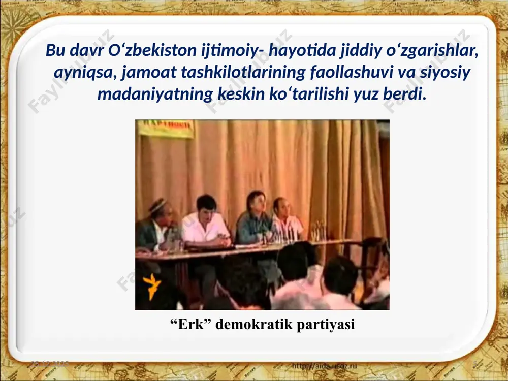 o‘zbekiston mustaqillikka erishish ostonasida. 10- sinf - Page 5