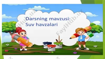 suv havzalari — PPTX