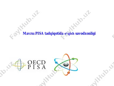 pisa tadqiqotida o‘qish savodxonligi — PDF