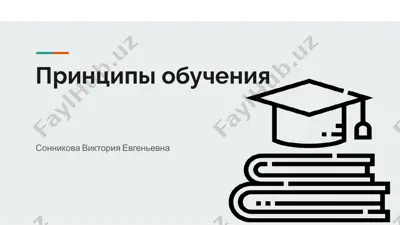принципы обучения — PDF