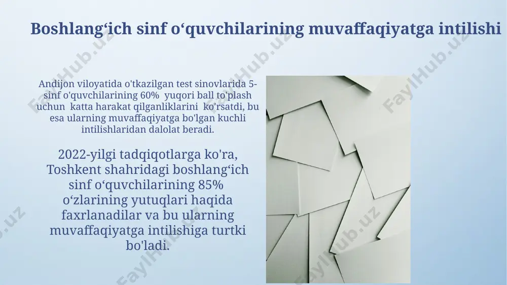 boshlangʻich sinf o'quvchilarining muvaffaqiyatga intilish motivi - Page 5
