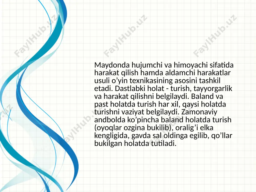 gandbol o’yini texnikasi va taktikasining o’tgatish uslubiyati - Page 5