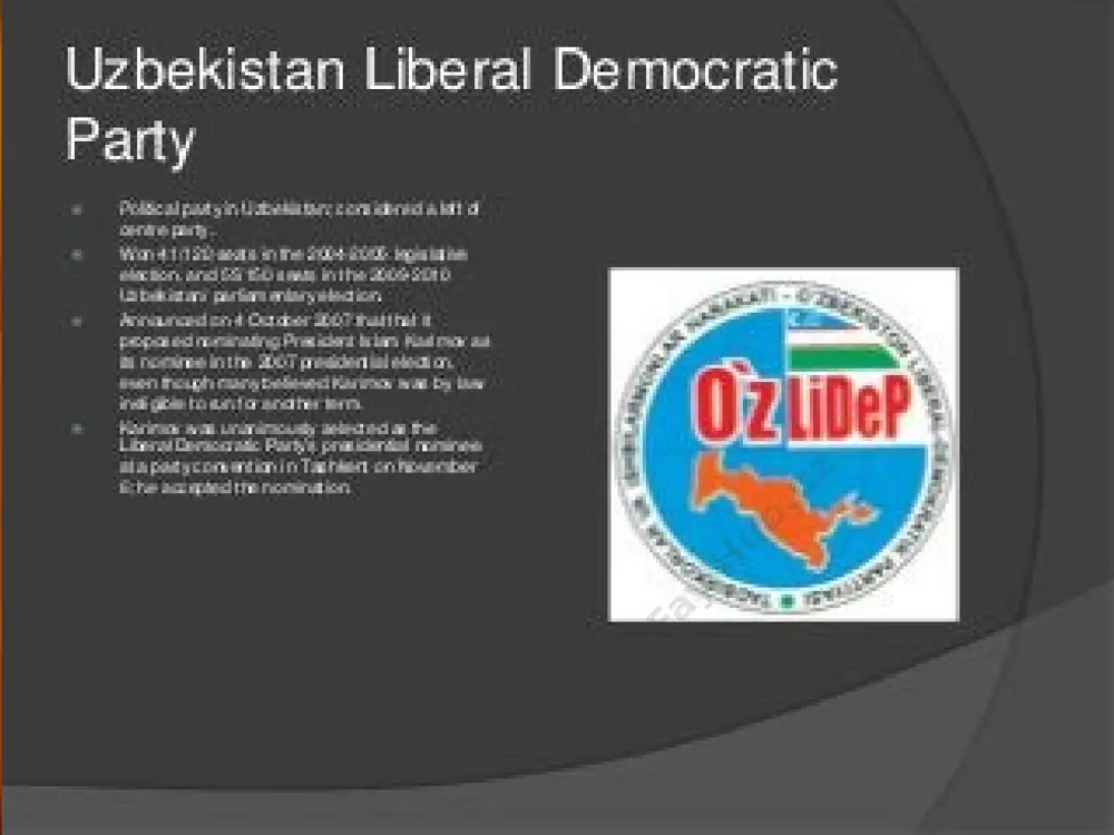 endum, his term was extended to 2000. president karimov was re-elected in january 2000 with 91.9% of the vote. in a january 2002 referendum, the term of the presidency was extended from 5 years to 7. president karimov was re-elected in december 2007 with 88.1% of the vote. none of these elections or referenda were deemed free or fair. the organization for security and cooperation in europe (osce) did not deploy a full election observation mission to the december 2009 parliamentary elections due to threshold concerns that the elections did not offer a real choice between political alternatives. it did send a smaller election assessment mission, however, which noted some improvements in the way the elections were conducted. government and political conditions in the early fourteenth century, however, as the empire began to break up into its constituent parts, the chaghatai territory also was disrupted as the princes of various …