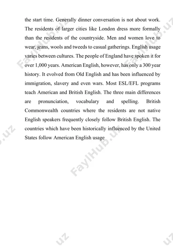 english speaking countries culture - Page 3