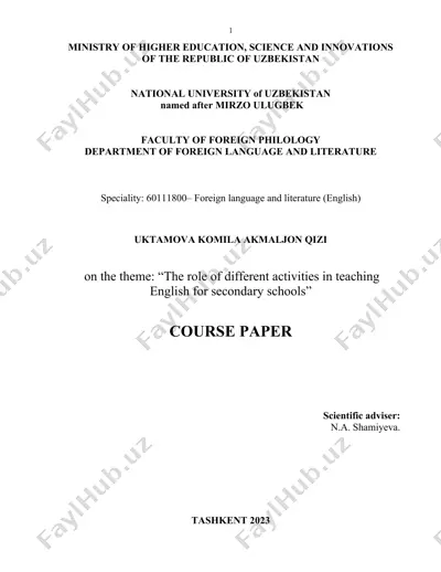 course paper — DOC