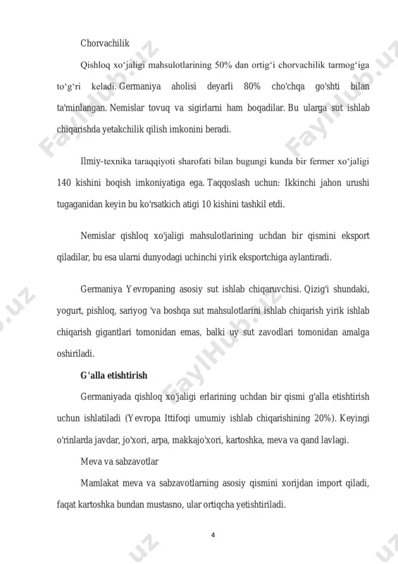 li ham iqtisodiyotning muhim tarmog'i bo'lib qolmoqda: braziliya chorvachilik, shakarqamish va qahva tufayli jahon bozoriga chiqdi. qishloq xo'jaligida iqtisodiy faol aholining qariyb 20 foizi ishlaydi, haydaladigan erlar maydoni 2,75 million kvadrat metrni tashkil qiladi. km. braziliya qishloq xo'jaligi mahsulotlarini eksport qiluvchi uchta yirik davlatdan biri (jahon eksportining 6,1%) bo'lsa ajab emas. agrosanoat majmuasining asosini oʻsimlikchilik, chorvachilik, baliqchilik va oʻrmon xoʻjaligi tashkil etadi. ekinchilik oʻsimlikchilik mamlakat qishloq xoʻjaligida yetakchi oʻrin tutadi. asosiy o'rinni an'anaviy braziliya eksport ekinlari egallaydi: kofe, shakarqamish, paxta, kakao, soya, makkajo'xori, banan. ichki ehtiyoj uchun makkajoʻxori, kassava, bugʻdoy, sholi, loviya, suli, arpa yetishtiriladi. biroq, mahalliy ishlab chiqarish mamlakat ehtiyojlarini qondirmaydi, iste'mol qilinadigan bug'doyning 60 foizi eksport qilinadi. 8 qahva mamlakati 19-asrdan beri braziliya qahva ishlab chiqarish va eksport qilish bo'yicha etakchi hisoblanadi. qahva nafaqat mamlakatni jahon iqtisodiyotining asosiy o'yinchisiga aylantirdi, balki temir yo'llar qurilishiga ham hissa qo'shdi, yuk poezdlari ichki qismdan atlantika qirg'og'idagi yirik portlarga materiallarni olib o'tdi. …