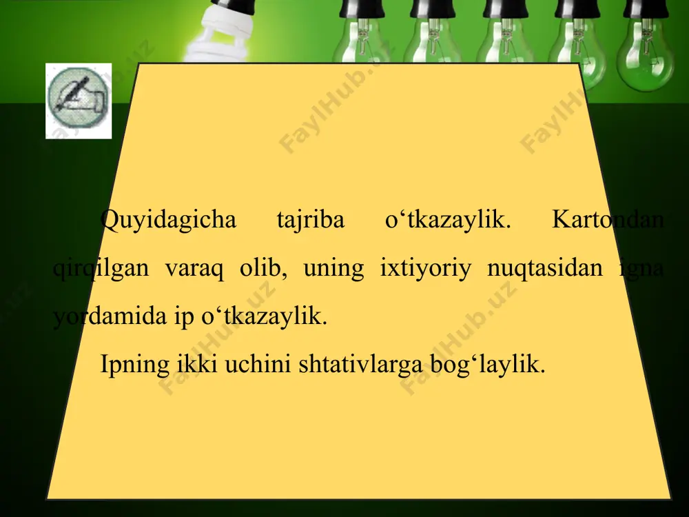 jismlarning massa markazi va uni aniqlash. muvozanat turlari 6-sinf - Page 4