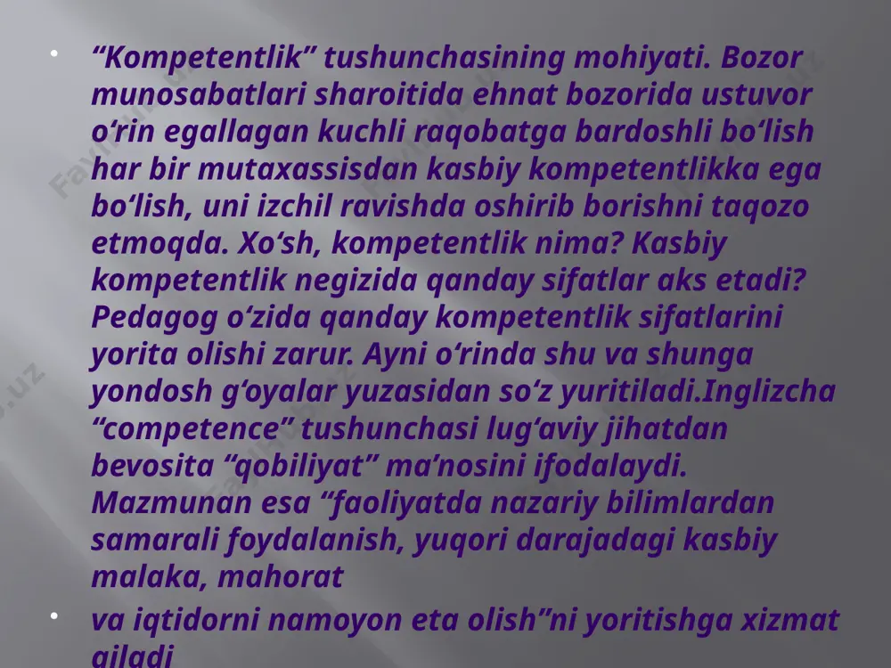 pedagogning kasbiy kompetentligi - Page 4