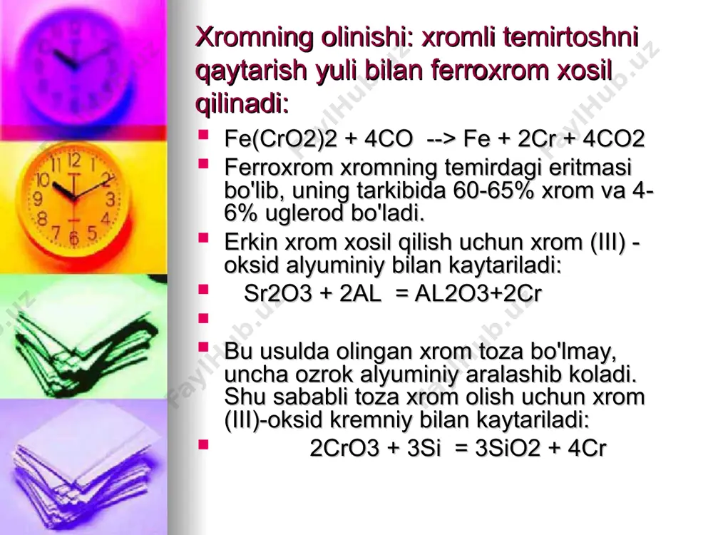 vi guruxning d-elementlari - Page 5