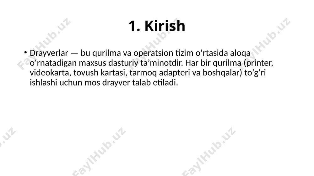drayverlarni o‘rnatish usullari - Page 2